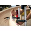 Sargento de fundición maleable original Bessey TG con mango de plástico de 2 componentes - sargento - hierro - plástico - 25 cm