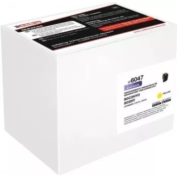 EDD-6047 tóner amarillo sustituye a Lexmark 80C2HY0 - compatible - unidad de tóner