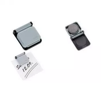 MAUL soporte de planos S 6240084 1,2x4cm plástico gris 10 uds./paquete.