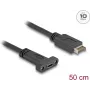 Cable USB DeLOCK USB Type-E Key A de 20 pines conector macho a USB Type-C conector hembra 50 cm