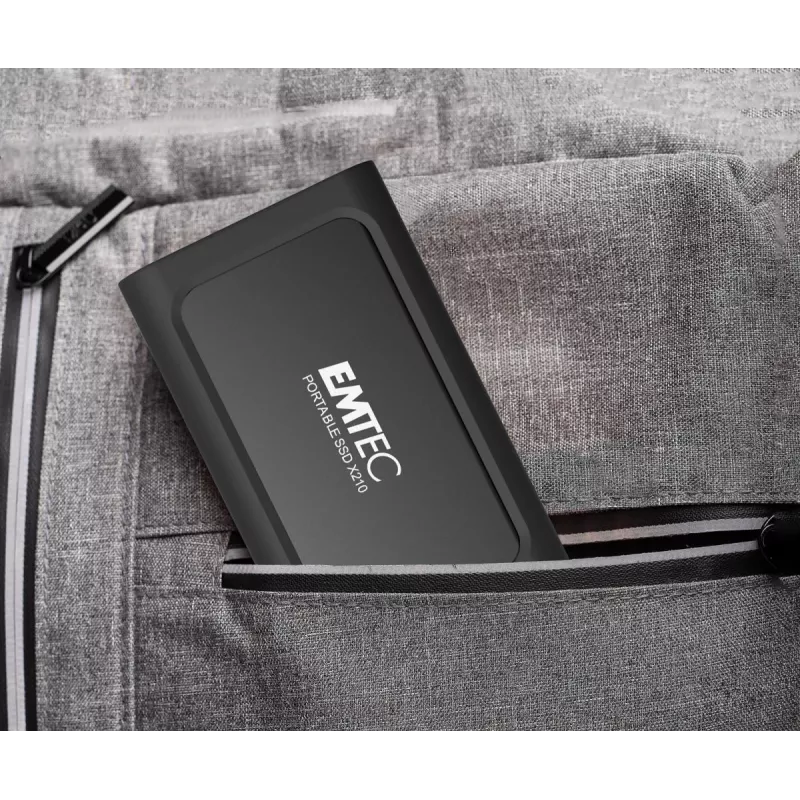 Emtec X210 ELITE 2 TB USB Type-C 3.2 Gen 2 (3.1 Gen 2) negro, rojo