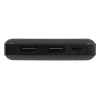 Powerbank portátil BLOW PB10A 10000mAh batería de polímero, 2 salidas USB-A, 22,5W de potencia total, entrada Micro-USB, negro