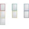 Sujetador de documentos Franken ITH3M/10 A3 rojo, pack de 10