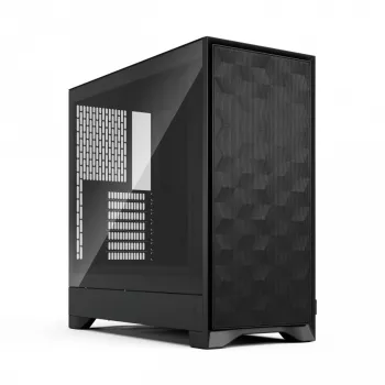 Caja para PC Fractal Design Pop 2 Air negro TG Midi Tower – ATX, 3 ventiladores frontales de 120 mm, compatible con unidades de 2,5