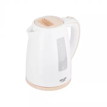 Hervidor de agua eléctrico Adler AD 1264 1,7 L 2200 W avellana blanco