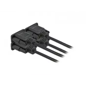 Cable serie DeLOCK 86604 negro 10 m RS-232 Sub-D9