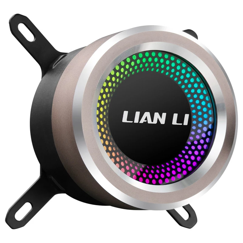 Refrigeración líquida todo en uno para procesador Lian Li Galahad AIO 12 cm Negro