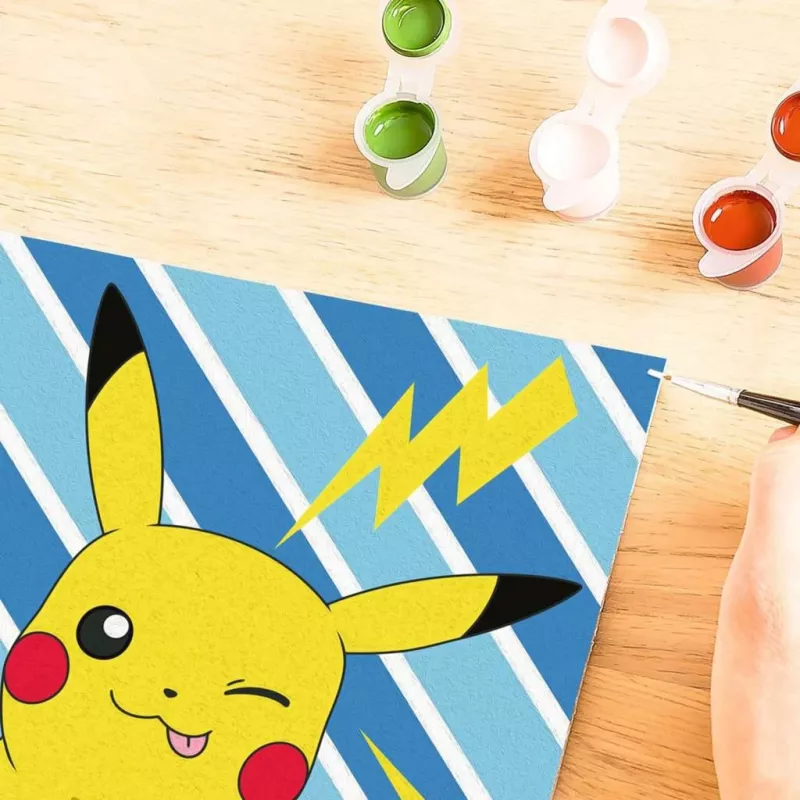 Set de pintura Ravensburger CreArt — Pikachu travieso (modelo 25557), set de pintar por números