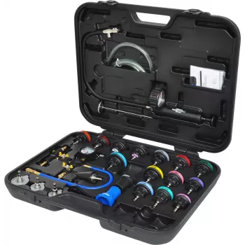 Set de servicio y diagnóstico del sistema de refrigeración ks tools MASTER 25 piezas