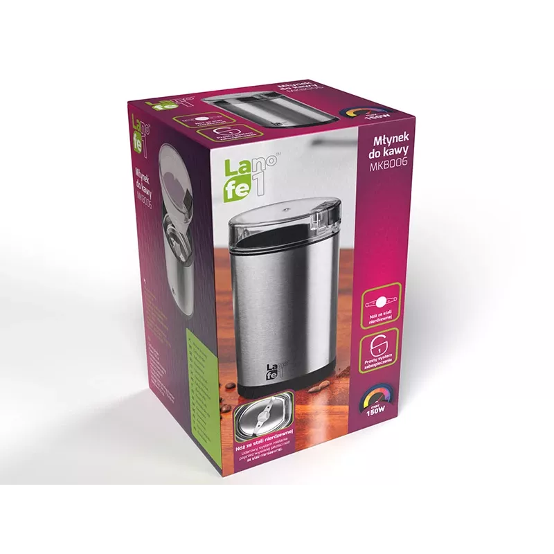 Molino de café LAFE MKB-006 acero inoxidable