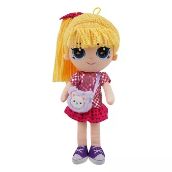 Muñeca TULILO Maja Rug 38 cm — muñeca de juego suave, 38 cm de altura