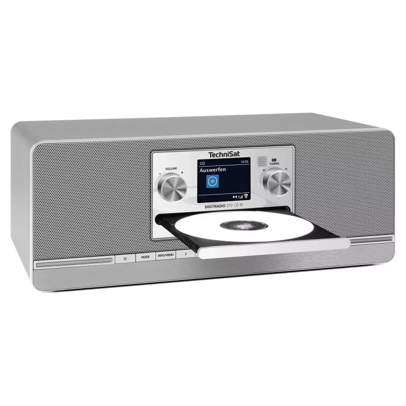 TechniSat DIGITRADIO 372 CD IR Internet analógico y digital antracita, plata