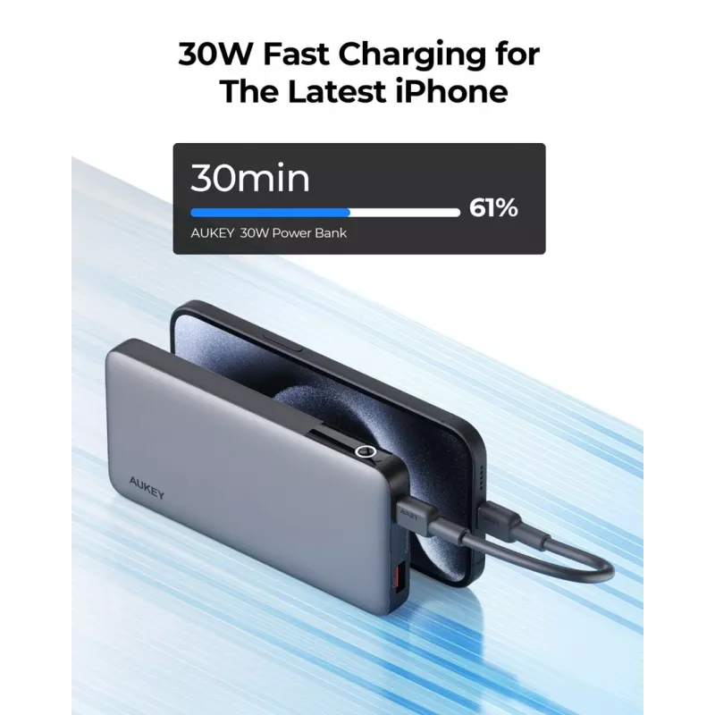 Batería externa AUKEY PB-Y41 30W 10000mAh