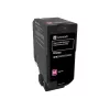 Lexmark - alto rendimiento - magenta - original - cartucho de tóner LCCP, LRP - para Lexmark CX725de, CX725dhe, CX725dthe (84C2HM0)