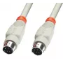 Lindy cable PS/2 de 1,0 m PS/2 1 m gris