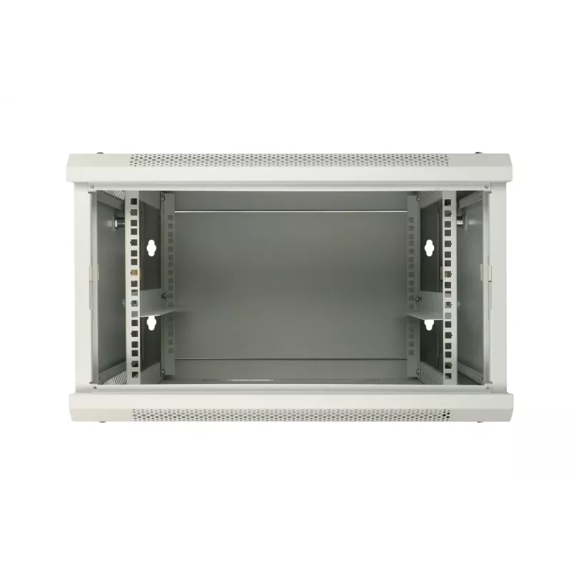 Extralink Armario rackmount 6U 600x450 ASP gris montado en pared, puerta metálica
