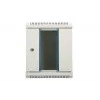 Armario de pared Extralink caja rack 6U 10 pulgadas gris cerradura con llave gestión de cables