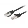 Lanberg PCF6-20CC-0100-BK Cable de conexión Cat.6 F/UTP, paquete de 10, 1 m, Negro