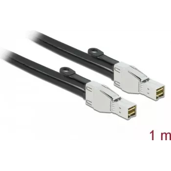 Cable PCI Express DeLOCK Mini SAS HD SFF-8674 a SFF-8674 1 m