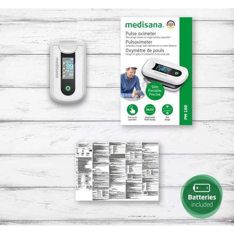 Medisana PM 180 pulsioxímetro