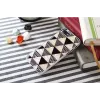 Funda protectora iKins para Apple iPhone 8/7 — diseño piramidal blanco