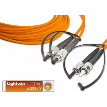 Lightwin cable de conexión de fibra óptica dúplex de alta calidad, MM OM2, FC - ST (LDP-50 FC-ST 5.0)
