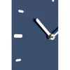 NeXtime Reloj de pared 3072bl Thumbs up, 40,5x41,5 cm, pared, azul/plateado