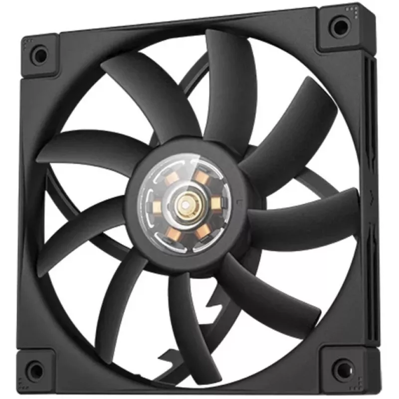 Ventilador de caja PWM slim de 120 mm DeepCool FT12 slim – negro, diseño de perfil bajo, control PWM