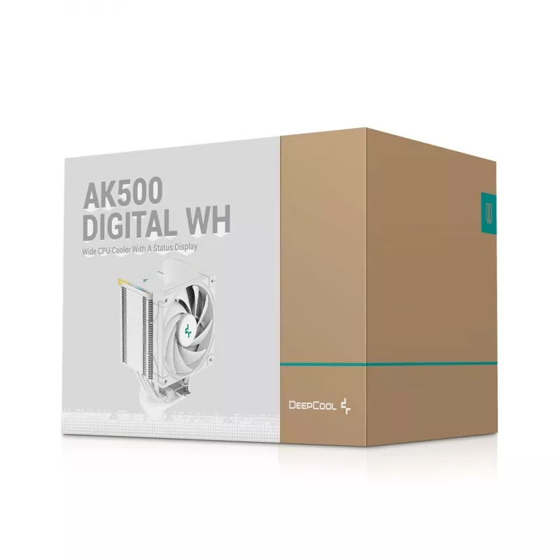Ventilador de CPU DeepCool AK500 Digital WH 12 cm blanco 1 unidad