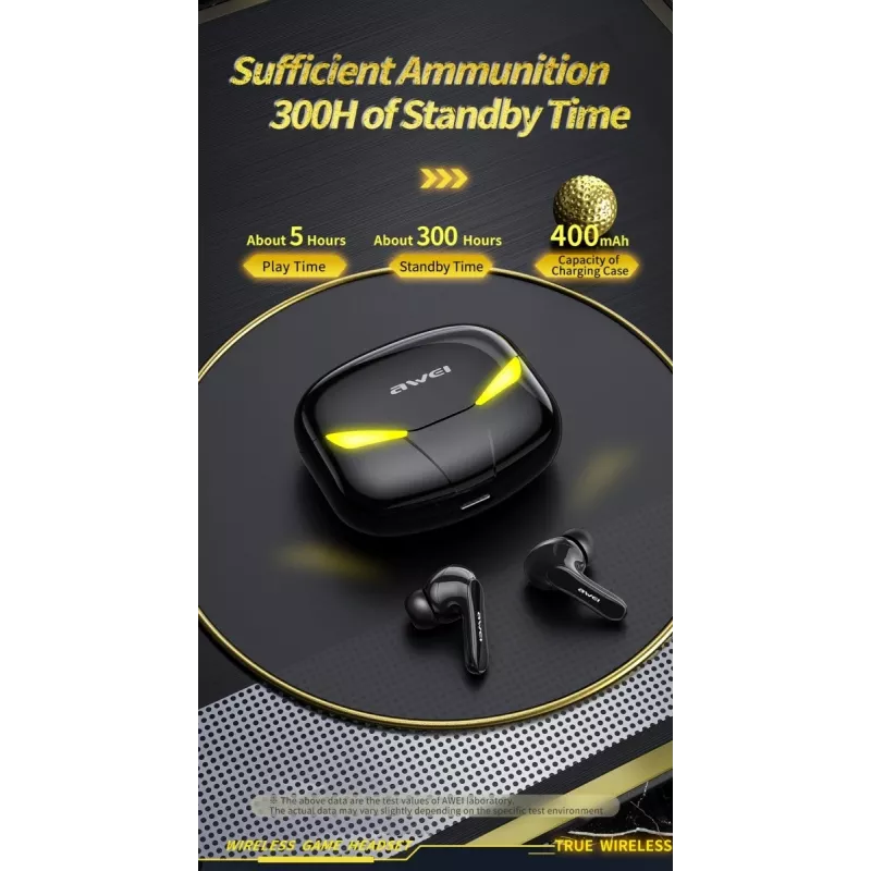 Auriculares Awei T35 TWS negros