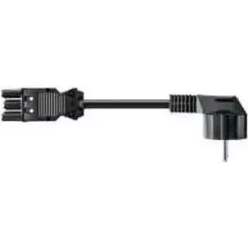 Bachmann - Cable de alimentación - GST18i3 (M) a CEE 7/4 (M) - 2 m - conector acodado - negro (375.079)