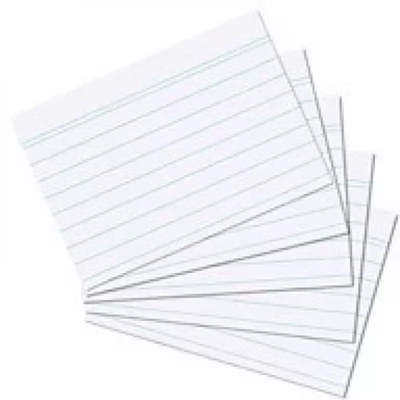 Fichas Herlitz 1150507 blanco 100 uds.