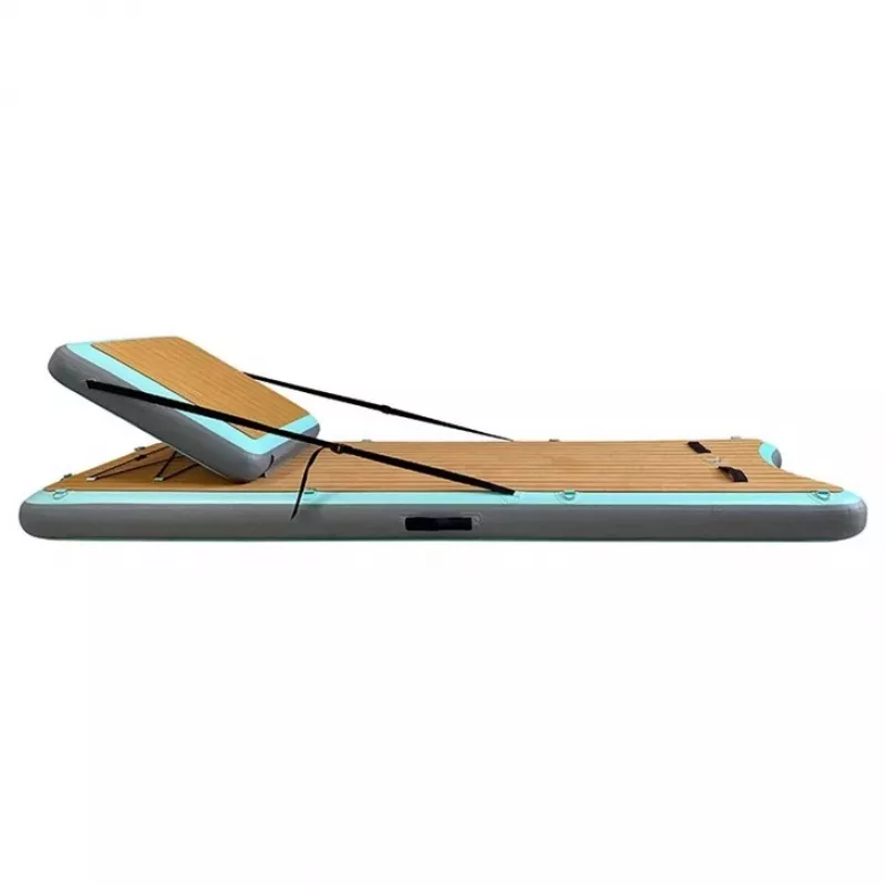 Extralink tumbona acuática hinchable, 245x91x15cm