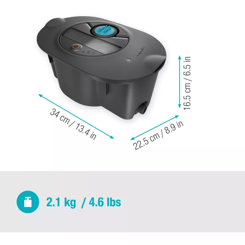 Aspersor circular Gardena AquaPrecise Negro Verde 1 ud.