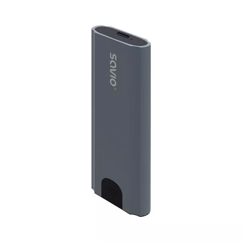 Carcasa para SSD M.2 SAVIO AK-67 Gris, USB 10 Gbit/s, compatibilidad con una unidad M.2
