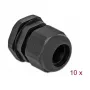 Prensaestopas DeLOCK 60220 negro plástico 10 uds.