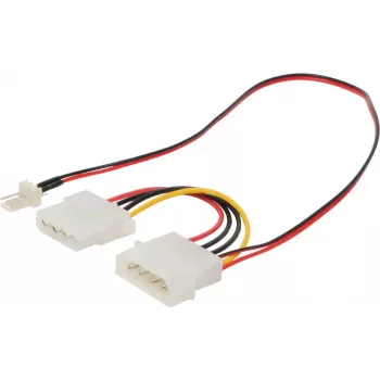 Cable de alimentación ShiverPeaks 13,30 cm 5,25 pulgadas a 13 (modelo 78229-HQ) para conexiones de alimentación de PC