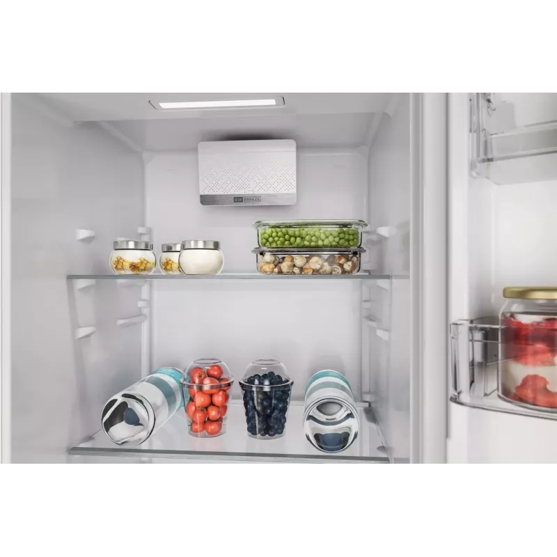 Whirlpool Frigorífico | WHSD18A013D1 | Clase de eficiencia energética E | Empotrable | Frigorífico sin congelador | Altura 177 cm | Volumen de refrigeración neto 306 L | Display | 30 dB | Acero inoxidable