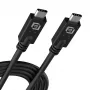 Cable USB 40Gbps Type-C Akasa AK-CBUB67-10BK, 1 m, transmisión de datos de alta velocidad