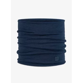 Braga de cuello y cara Buff de lana merino Sling modelo 113018.779.10.00 – pesada, sin costuras, unisex, azul