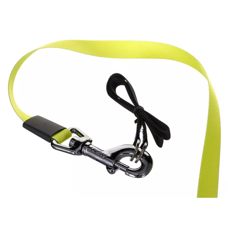 flexi Giant L correa extensible para perros, cinta de 8 m, negro/amarillo