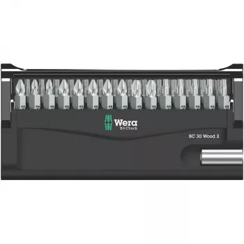 Wera 2 SB Juego de puntas para destornillador 30 uds. Phillips Pozidriv