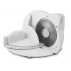 Cortadora eléctrica universal ESPERANZA EKM017W — 150 W, cuchilla de acero inoxidable de 17 cm, grosor de corte máximo 15 mm, color acero inoxidable, carcasa de plástico