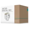 Disipador de aire DeepCool AK700 Digital WH, ventilador de 120 mm, compatible con AM5/AM4/LGA 1700/1200/1155/1151/1150, blanco