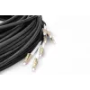 Cable breakout universal de fibra óptica preensamblado Digitus OM4 8 fibras LC/UPC 75 m