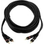 Cable de audio RCA Omnitronic 30209382 2x2, 15 m de longitud, conector RCA macho a macho, señal estéreo