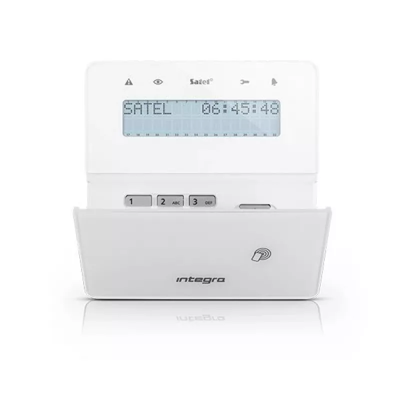 TECLADO SATEL INT-KWRL2-W INALÁMBRICO (BLANCO)