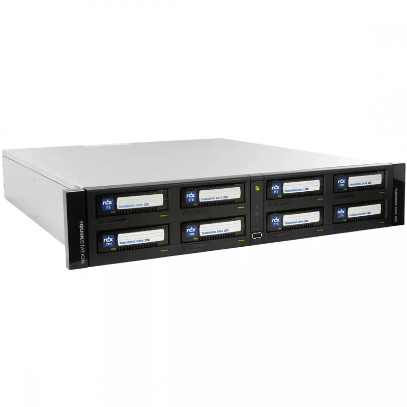 Tandberg RDX QuikStation 8 RM 8 bahías 2x 10Gb Ethernet 2U NUEVO