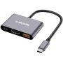 Hub USB Type-C Canyon DS-4 10000 Mbit/s HDMI USB 3.2 Gen 2