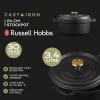 Olla de hierro fundido Russell Hobbs 24 cm, negra